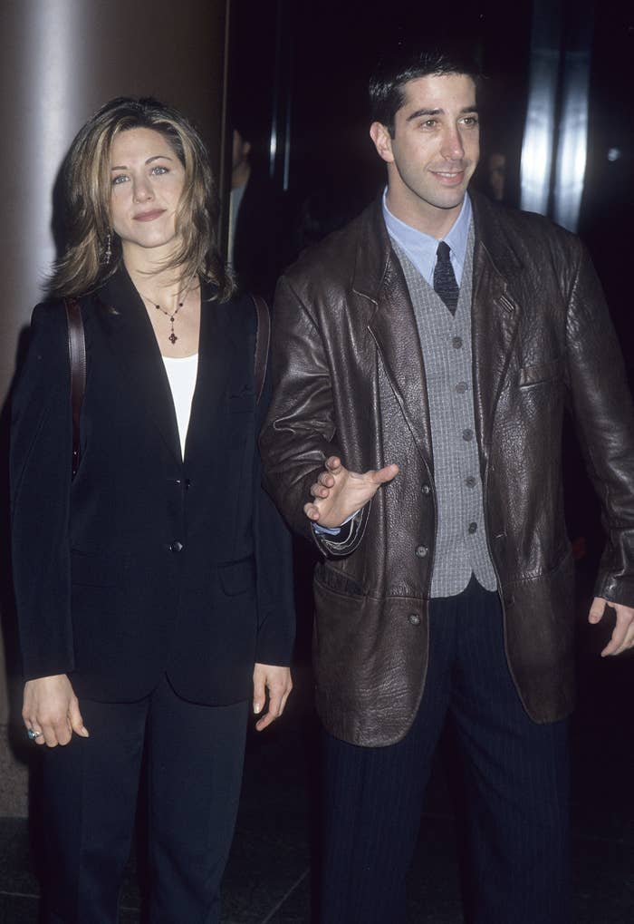 Jennifer Aniston and David Schwimmer