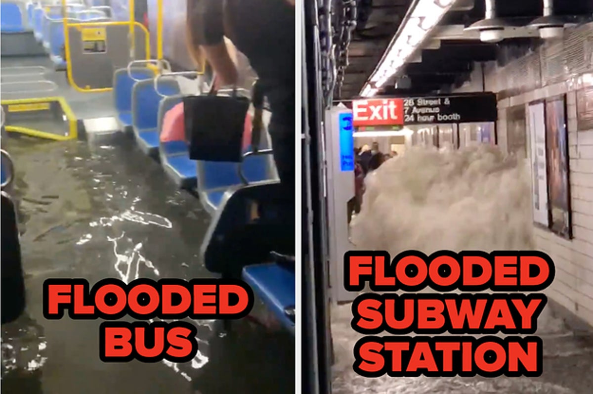 Yankee Stadium underwater after remnants of Hurricane Ida hit NYC