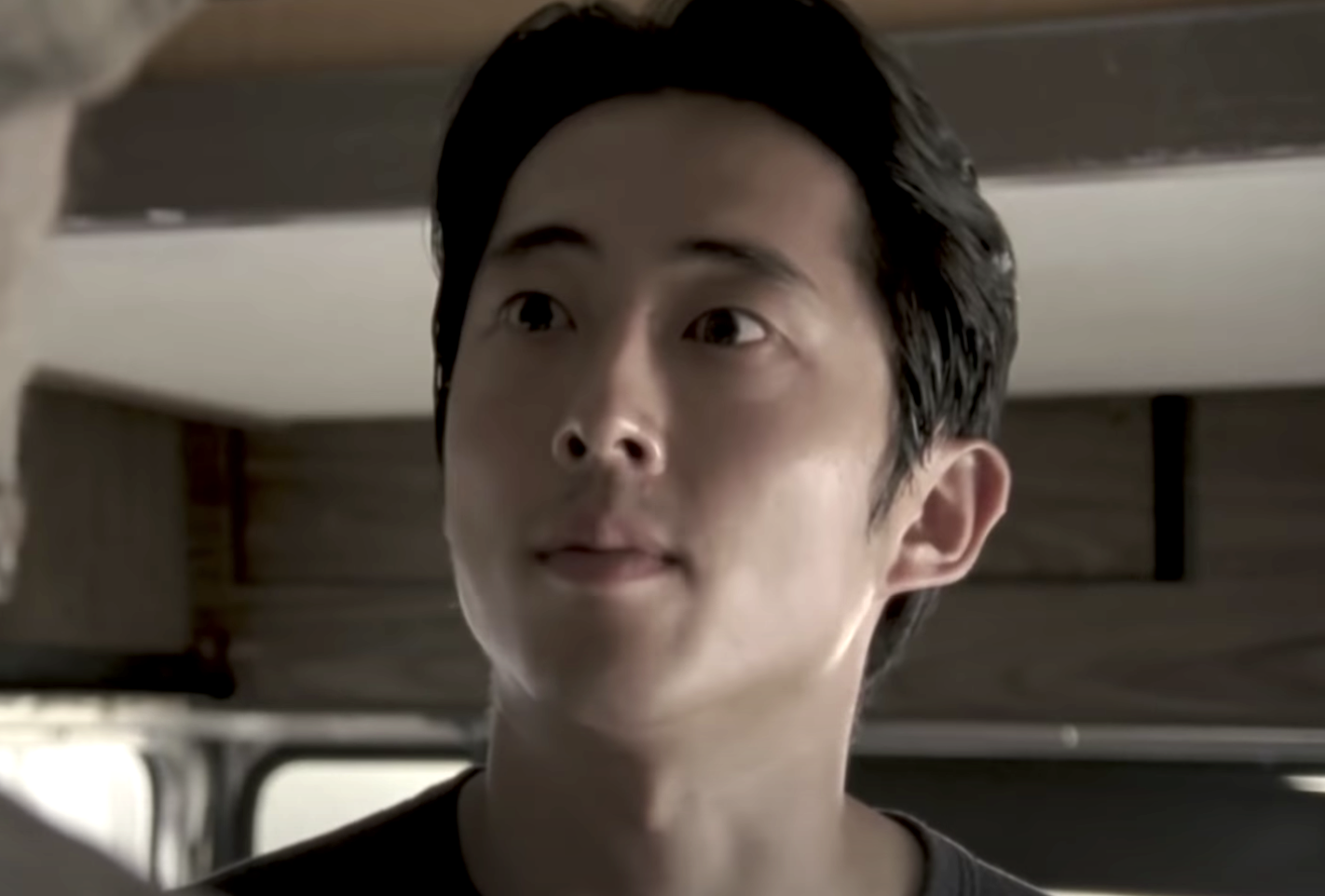 Glenn with wide eyes