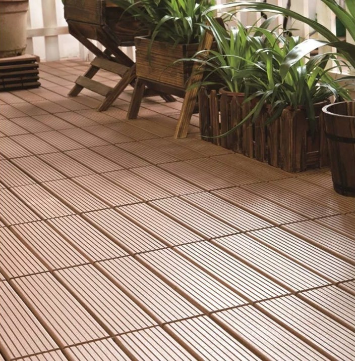 The deck tiles