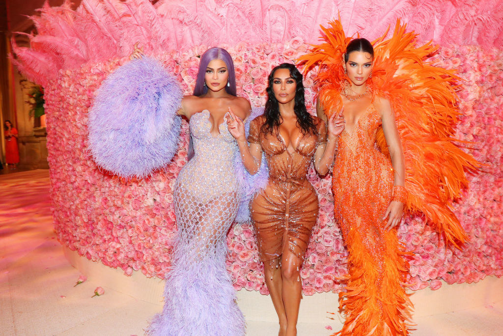 Kylie Jenner, Kim Kardashian West, and Kendall Jenner attend The 2019 Met Gala Celebrating Camp: Notes on Fashion