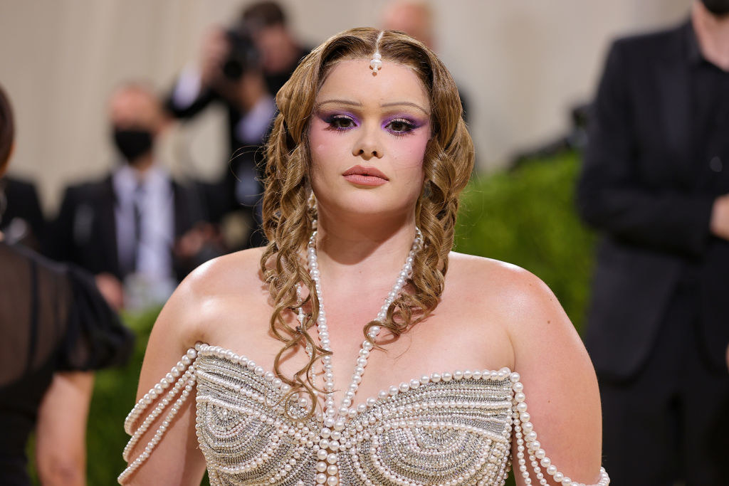 Barbie Ferreira attends The 2021 Met Gala Celebrating In America: A Lexicon Of Fashion