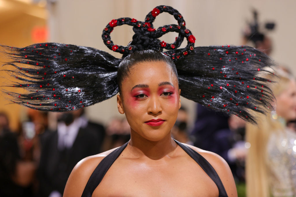 Naomi Osaka attends first Met Gala with boyfriend Cordae in custom