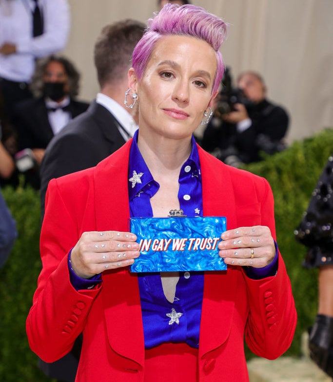Megan Rapinoe attends The 2021 Met Gala Celebrating In America: A Lexicon Of Fashion