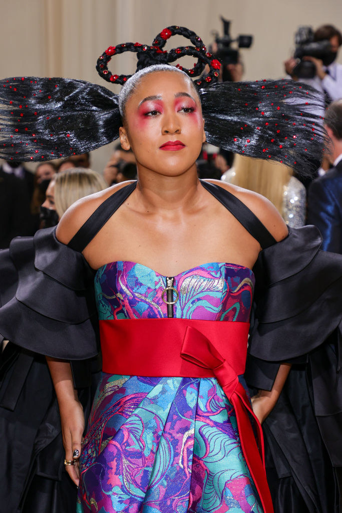 Naomi Osaka attends The 2021 Met Gala Celebrating In America: A Lexicon Of Fashion
