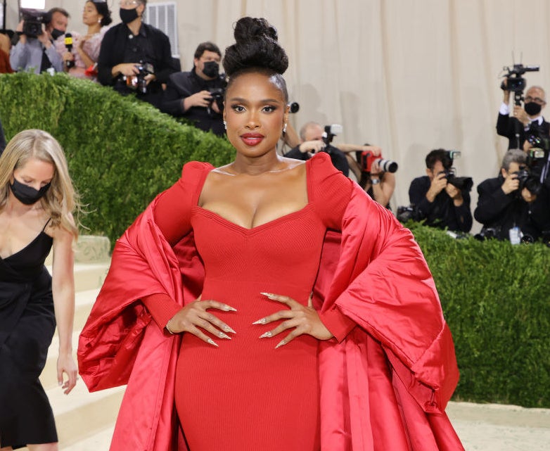 Jennifer Hudson attends The 2021 Met Gala Celebrating In America: A Lexicon Of Fashion