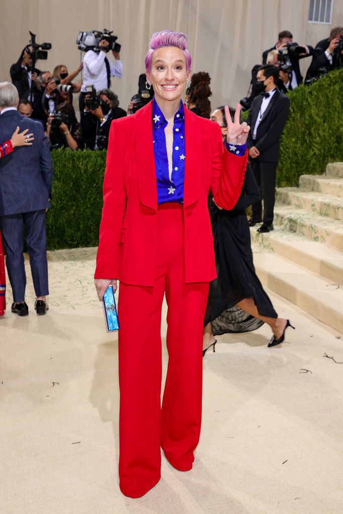 Megan Rapinoe attends The 2021 Met Gala Celebrating In America: A Lexicon Of Fashion