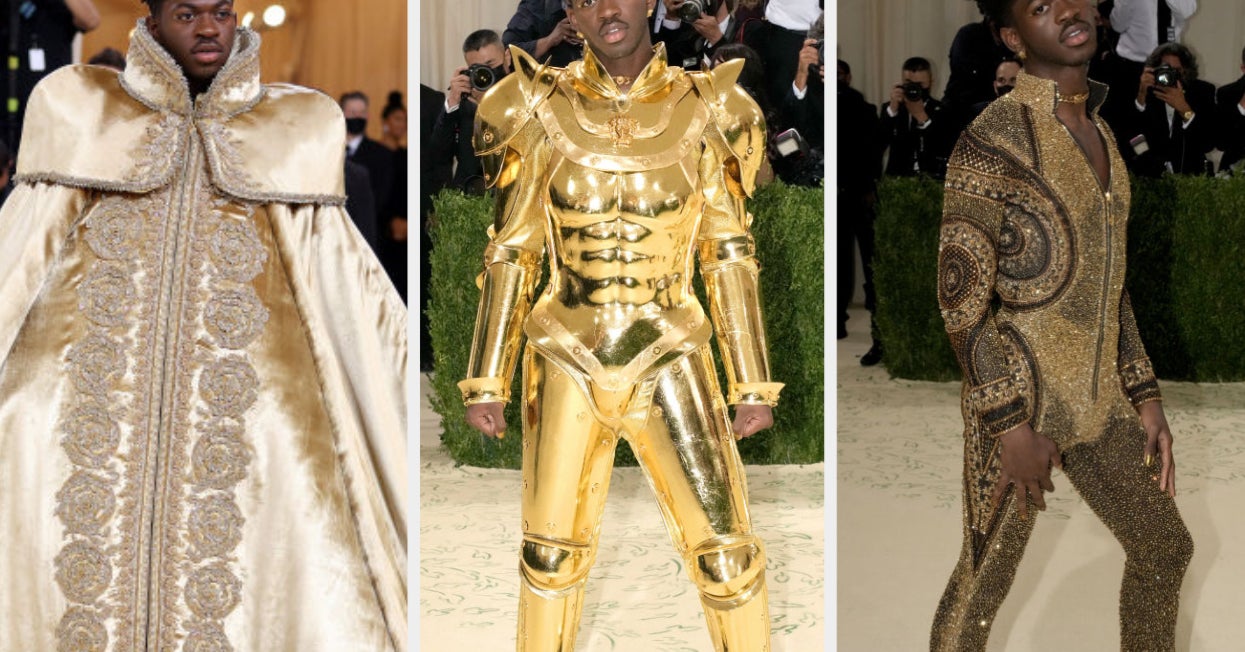 Lil Nas X Met Gala Entrance And Outfit Changes - Teazilla