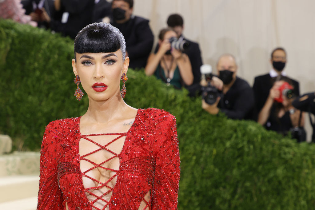 Megan Fox attends The 2021 Met Gala Celebrating In America: A Lexicon Of Fashion