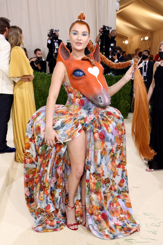 Kim Petras attends The 2021 Met Gala Celebrating In America: A Lexicon Of Fashion