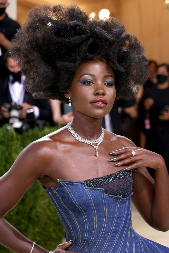 Lupita Nyong&#x27;o attends The 2021 Met Gala Celebrating In America: A Lexicon Of Fashion