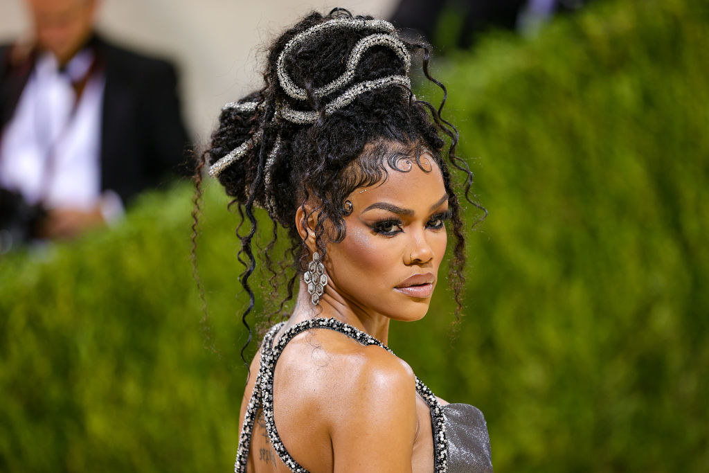 Teyana Taylor attends The 2021 Met Gala Celebrating In America: A Lexicon Of Fashion