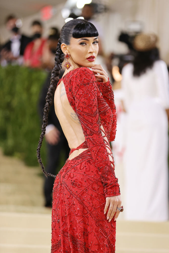 Megan Fox attends The 2021 Met Gala Celebrating In America: A Lexicon Of Fashion