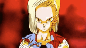 Android 18 causes a blast with a flick of her finger