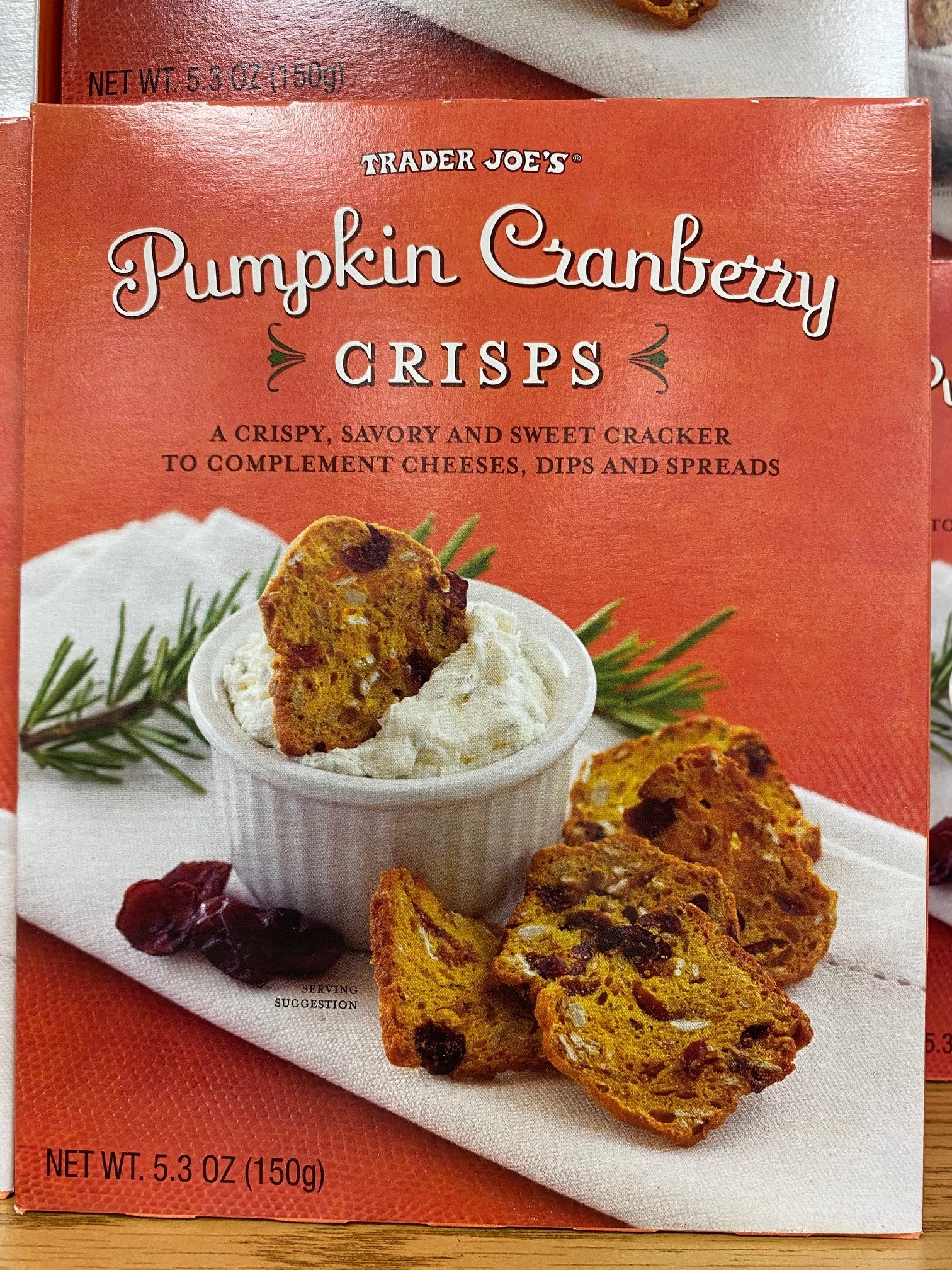 Pumpkin Cranberry Crisps