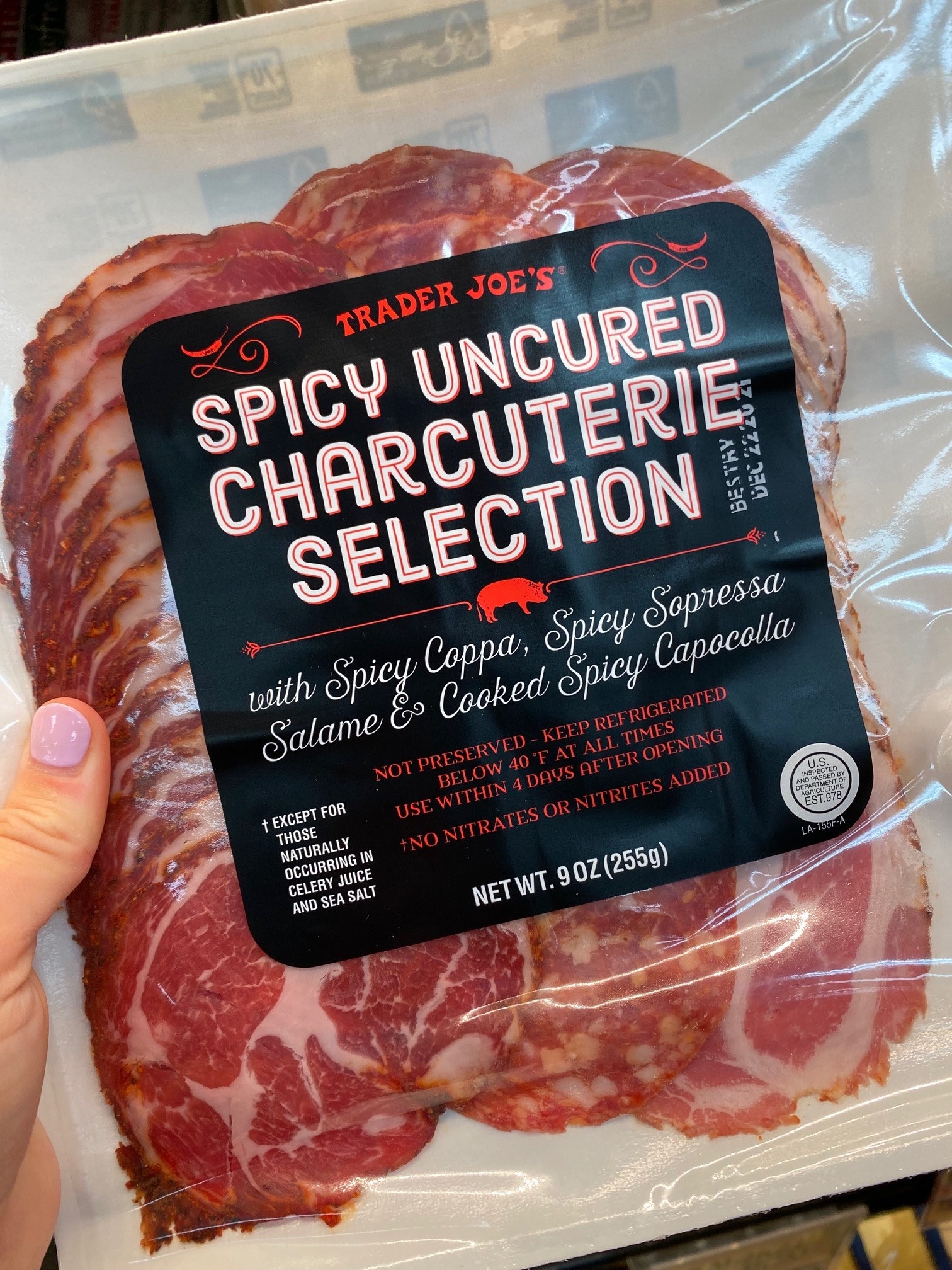 Spicy Uncured Charcuterie Selection