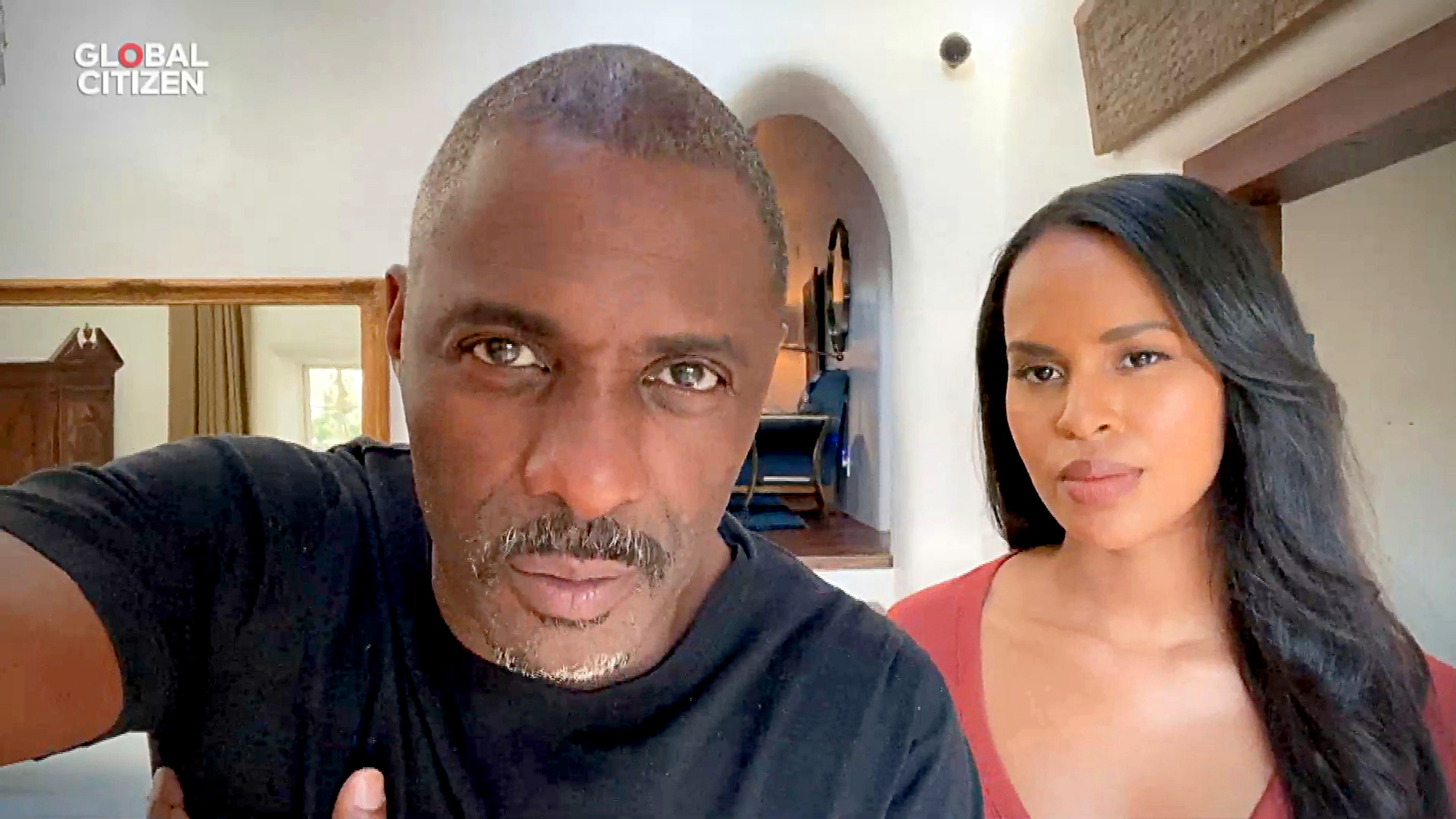 Idris and his wife Sabrina