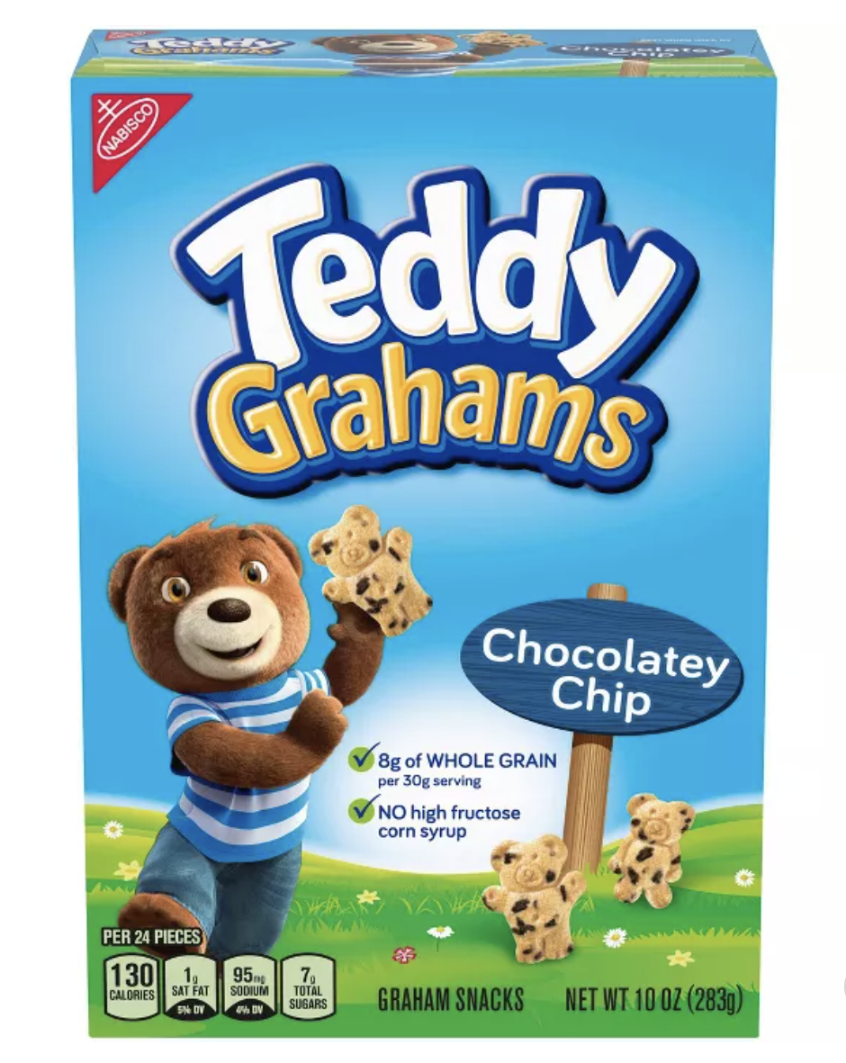 box of chocolate chip Teddy Grahams