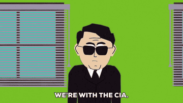 &quot;We&#x27;re with the CIA&quot; gif