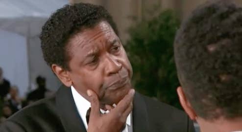 Denzel Washington thinking