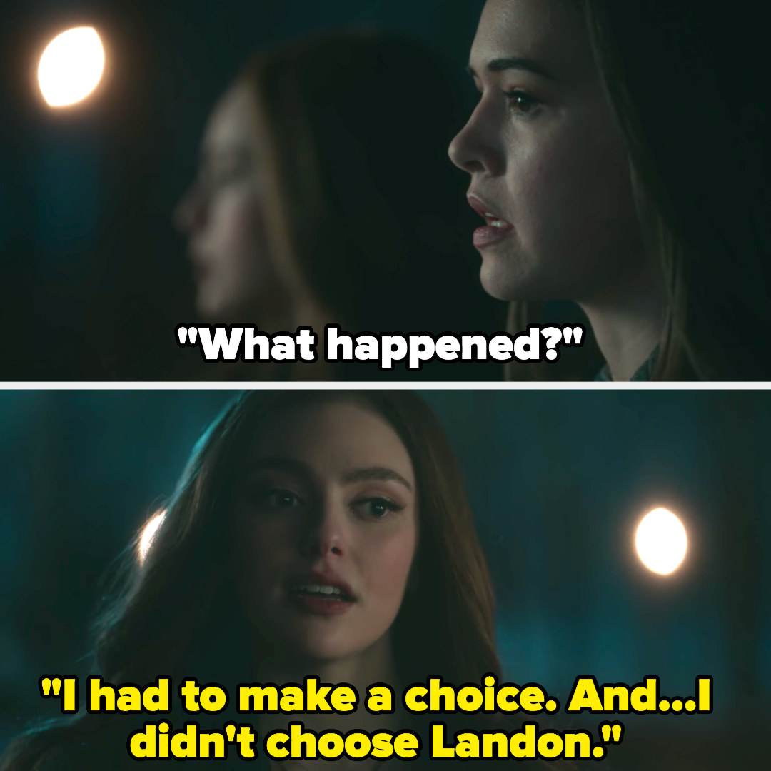 Hope to Josie: &quot;I had to make a choice, and I didn&#x27;t choose Landon&quot;