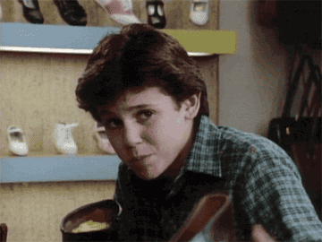 GIF of Ben Savage in the Original &quot;The Wonder Years&quot; making a thumbs down