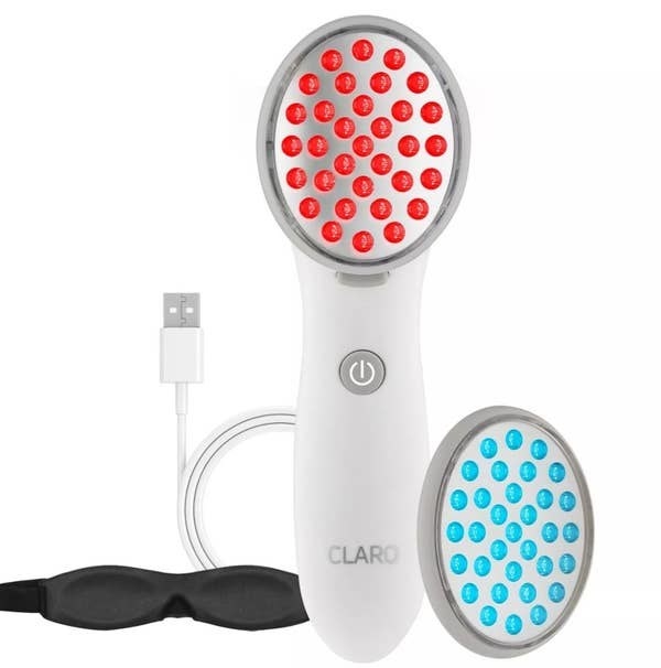 Spa Sciences Claro Acne Treatment Light Therapy System device against white plain background