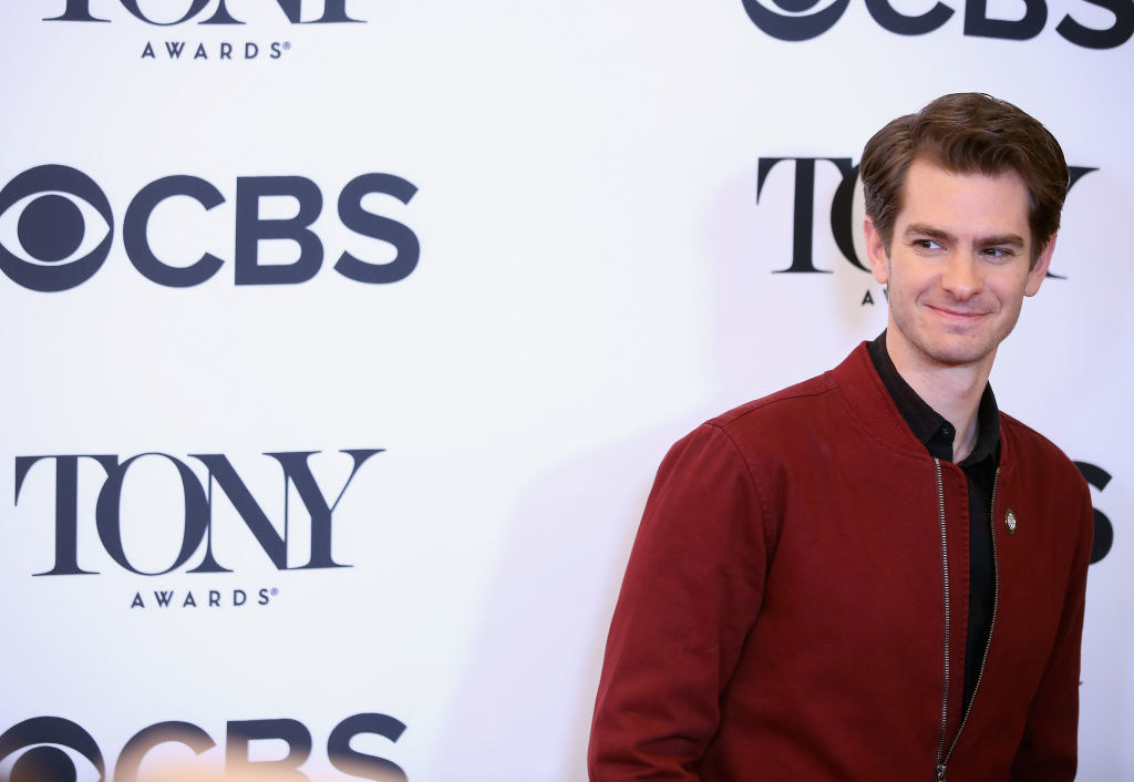 Andrew Garfield attends the 2018 Tony Awards Meet The Nominees Press Junket