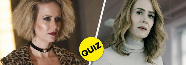 Sarah Paulson in American Horror Story and Glass