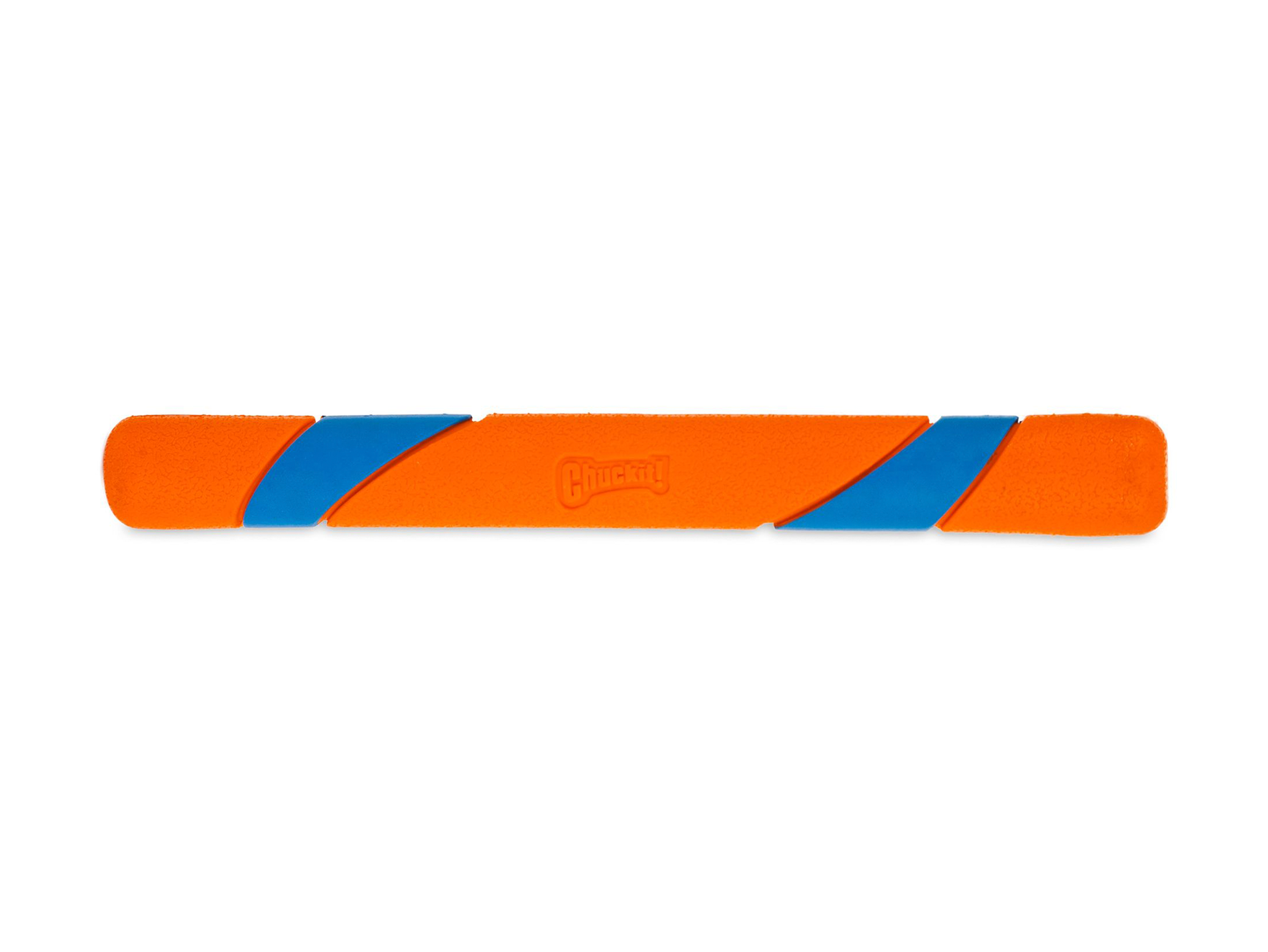 Orange and blue fetching stick.