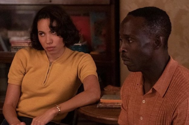 Jurnee Smollett and Michael K. Williams