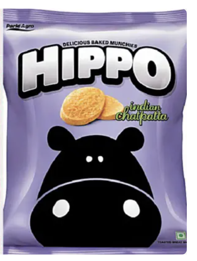 A packet of Hippo chips in the flavour Indian Chatpata