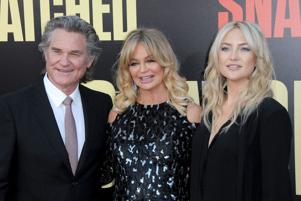 Kurt, Goldie, and Kate on the red carpet