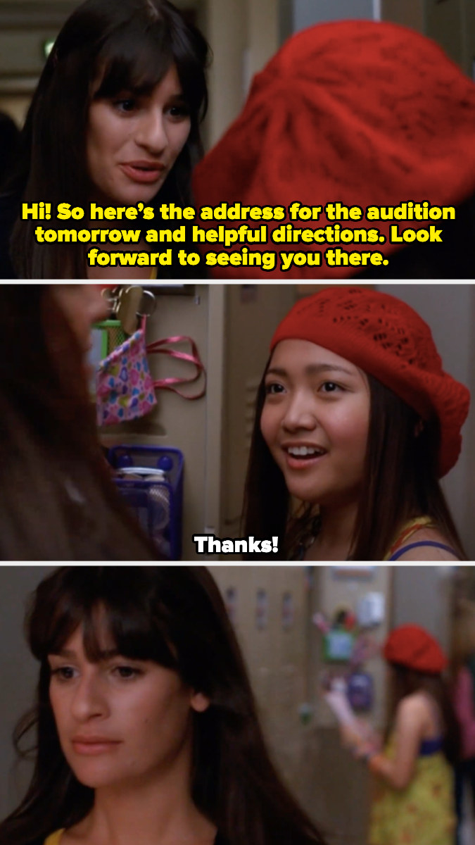 Rachel giving Sunshine the address and directions for the &quot;audition,&quot; when in reality she&#x27;s sending her to an abandoned crack house