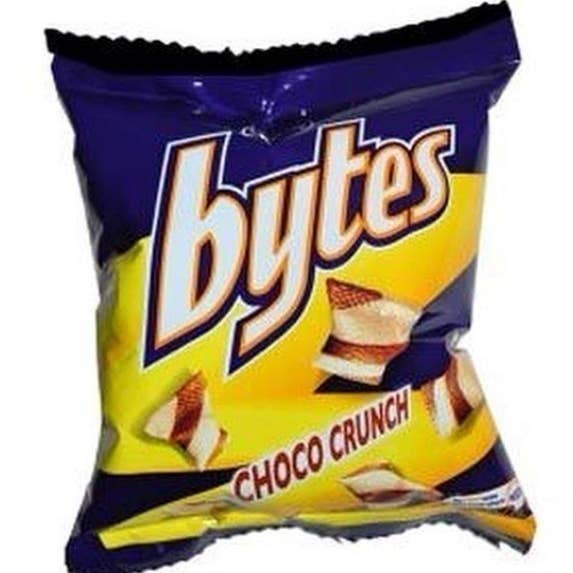 a packet of cadbury bytes