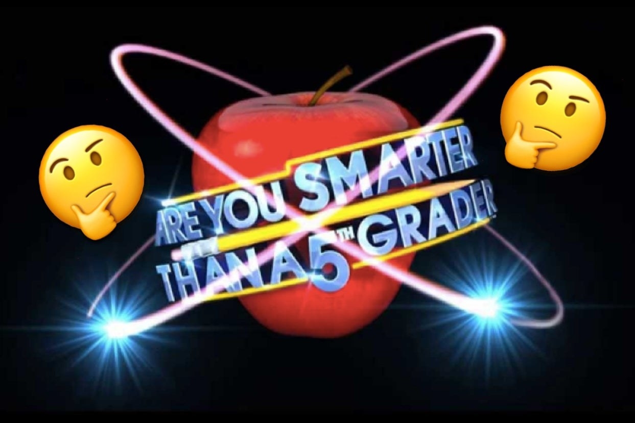 Are you smarter than a 5th grader intro image