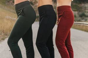 joggers in multiple colors