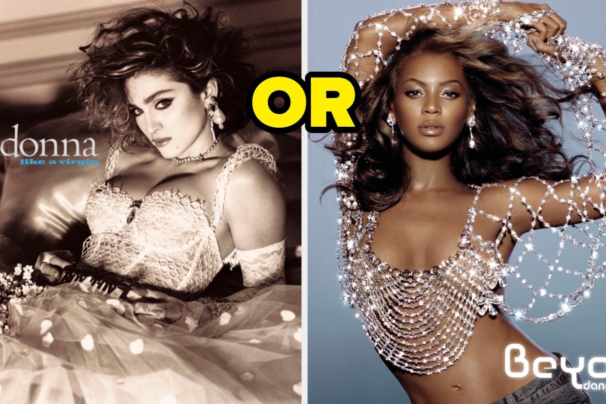 Madonna Like A Virgin and Beyonce Crazy in Love