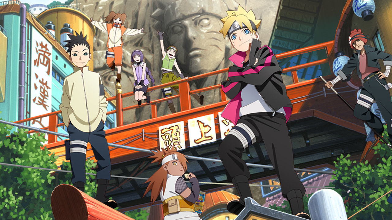 boruto stands with arms crossed