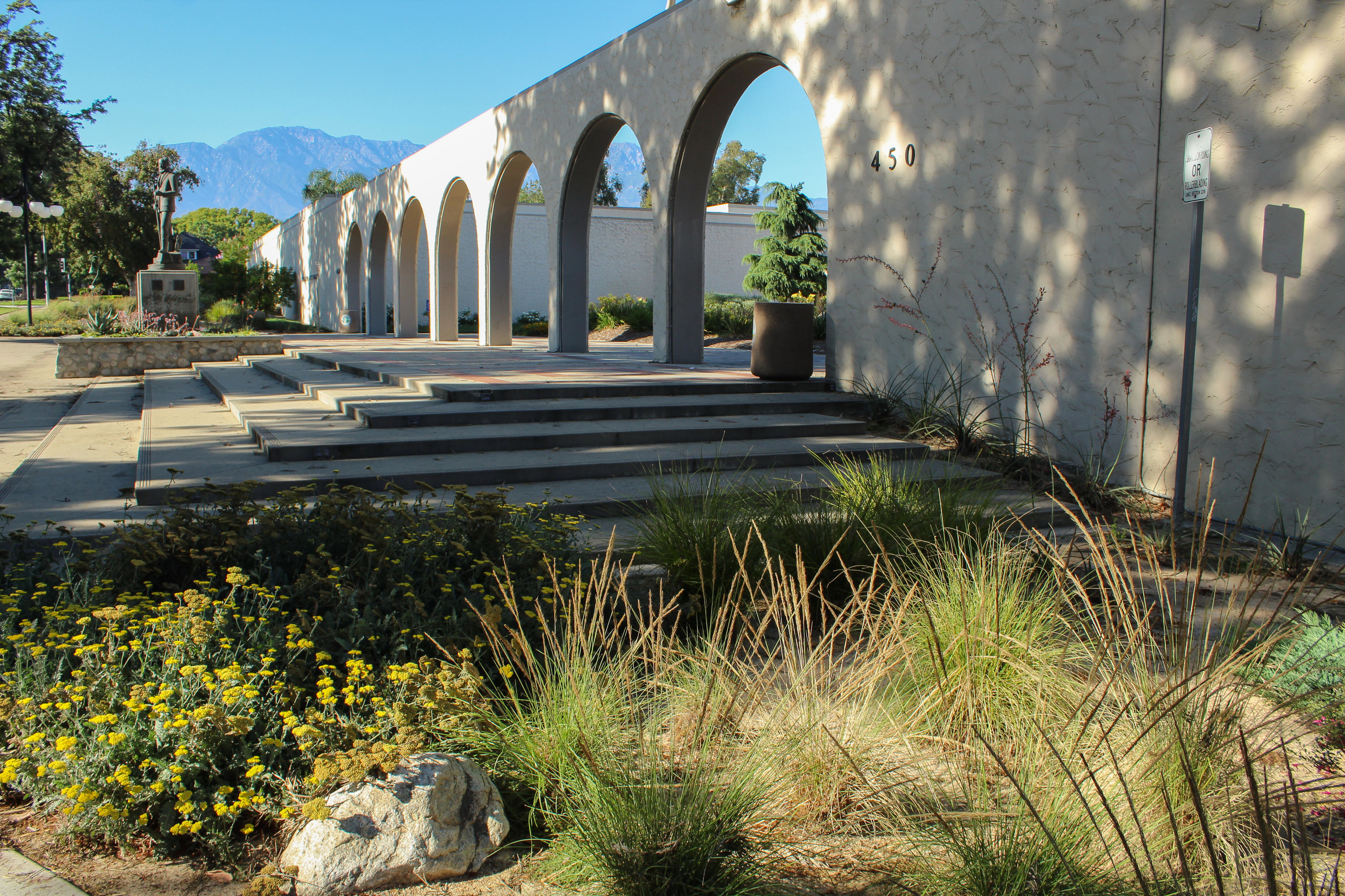 Library building in Upland