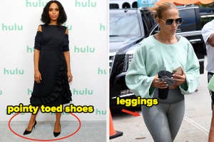 Women are tired of seeing pointy toed shoes and leggings