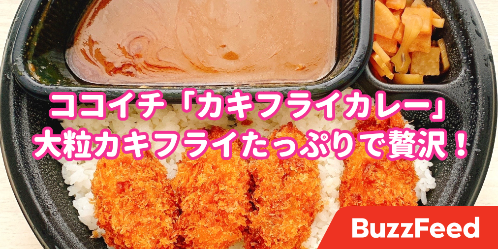 定番化したら泣いて喜ぶのに…。ココイチの「激旨カキフライカレー 