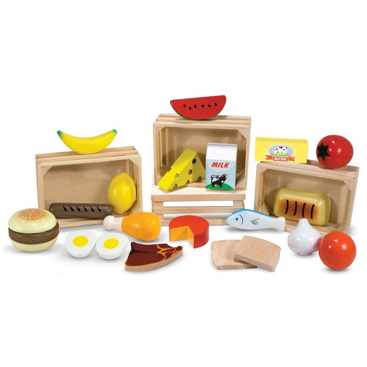 Wood play food
