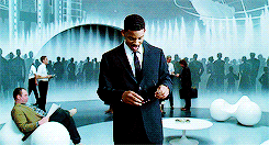 Will Smith in &quot;Men in Black&quot; confidently putting sunglasses on