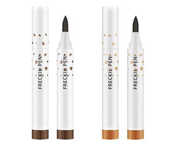 the light and dark freckle pens