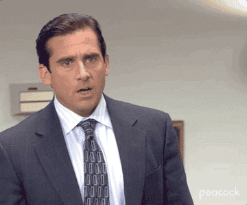 michael scott making a bad excuse: &quot;i have a thing tonight&quot;