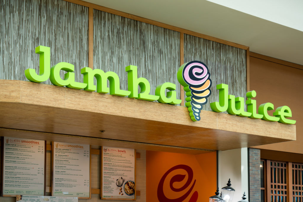a jamba juice marquee