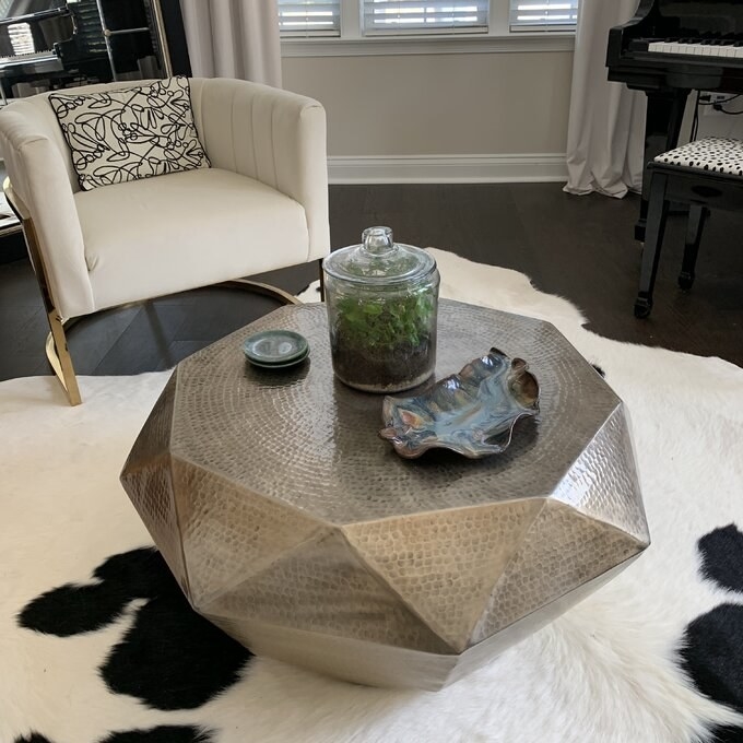 Review photo of the geometric coffee table