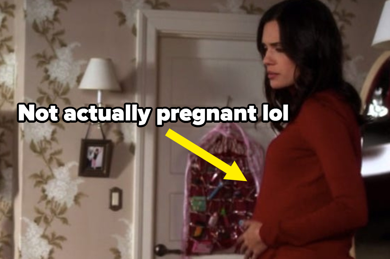 meme of Melissa&#x27;s fake baby bump