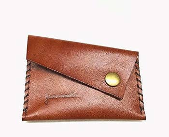 brown version of the card holder